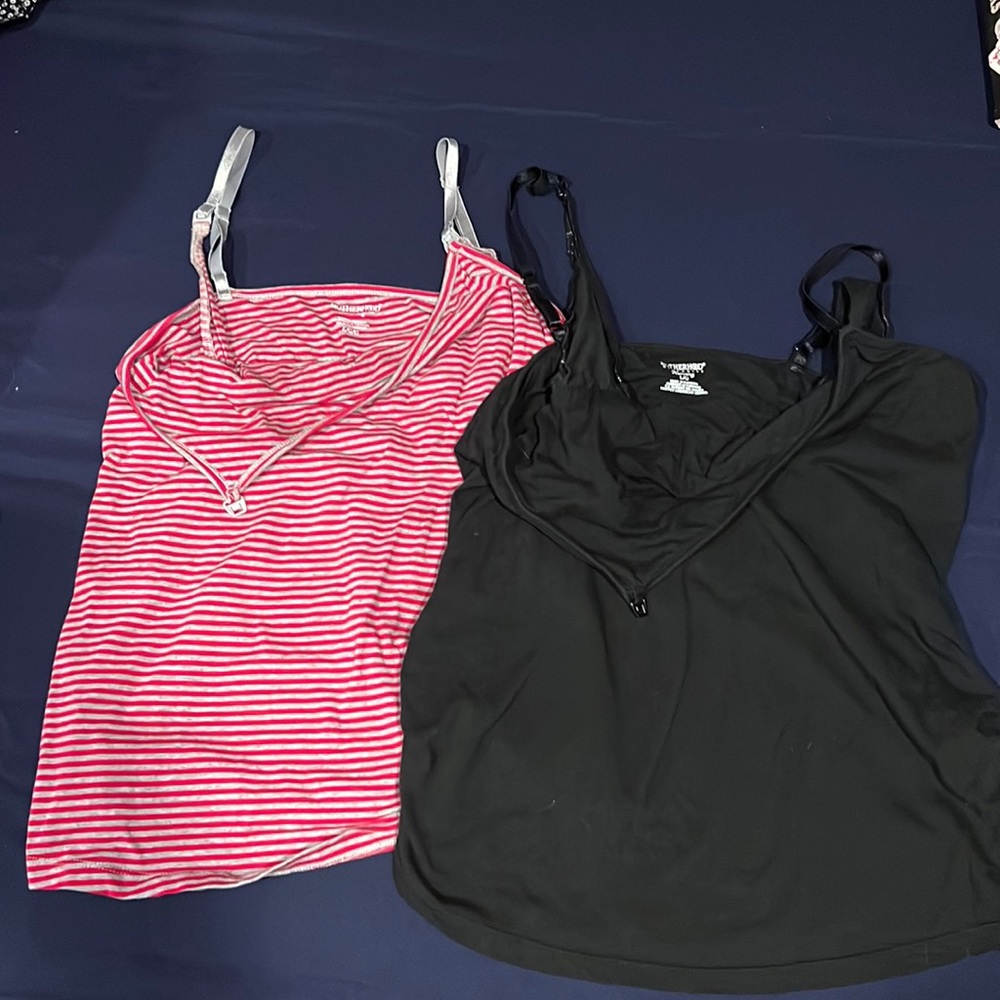 Two Motherhood Nursing Tanks size L